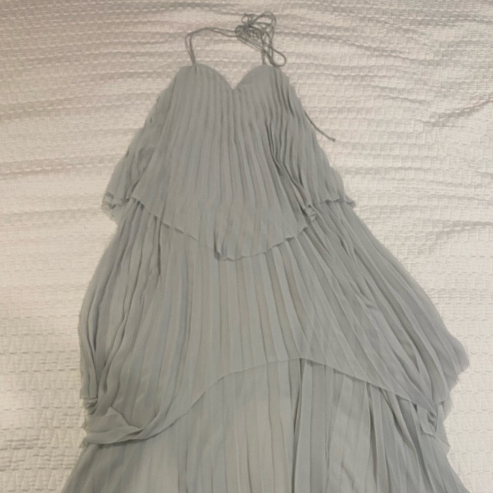 Zara pleated flowy dress.